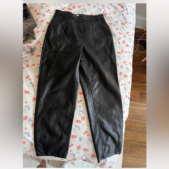 Aritzia black leather pants - Picture 2 of 3